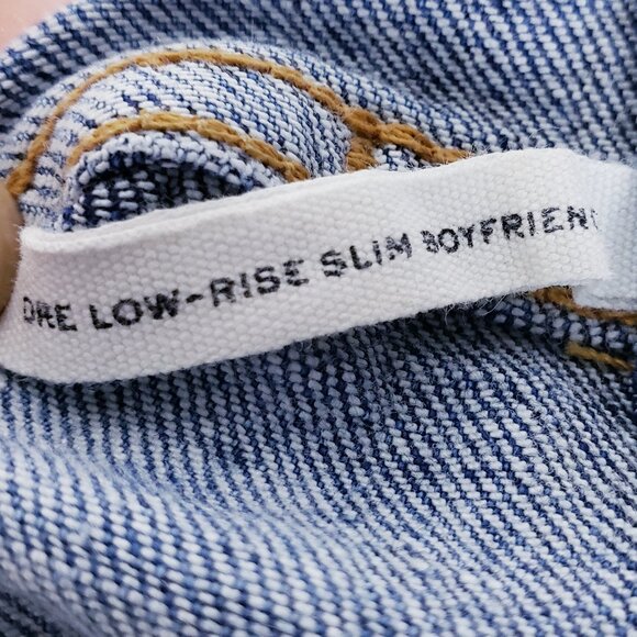 Rag & Bone Dre Low-Rise Slim Boyfriend Ankle Jeans in Edgecliff size 28 Stretch - Picture 6 of 14